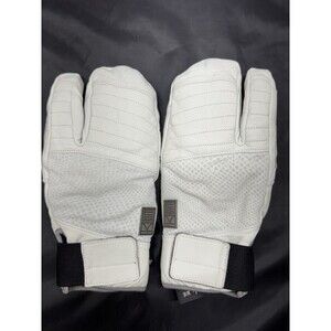 OYUKI CHIKA MITT Gore-Tex Winter Ski Snowboard Gloves Mittens White Leather S